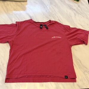 Adidas size M crop Bold Pink Tee